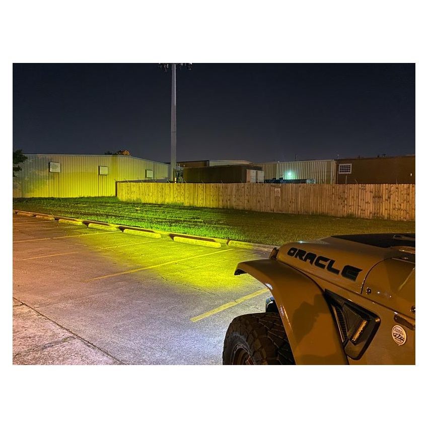 Oracle Lighting 5883-006 Skid Plate w/ Integrated LED Emitters -Jeep Wrangler JL/Gladiator JT-Yellow Lens