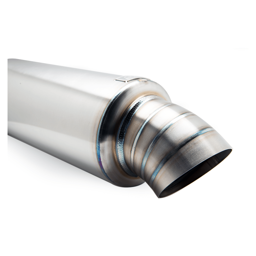 BLOX Racing 3.5in Street Muffler With Turndown Tip