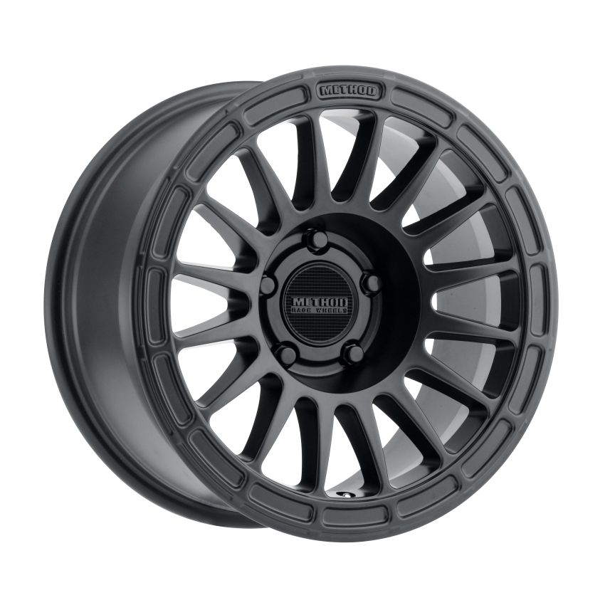 Method Wheels MR31477558525 Method MR314 17x7.5 +25mm Offset 5x150 110.5mm CB Matte Black Wheel