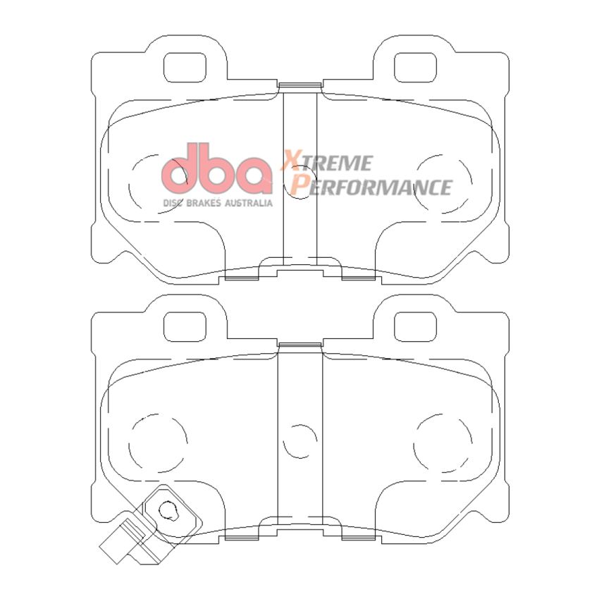 DBA 2009+ Nissan 370Z XP Extreme Performance Brake Pads - Rear