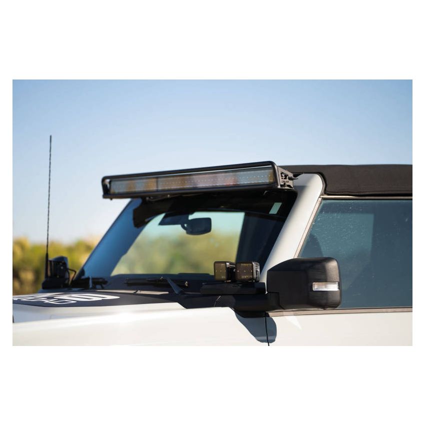 DV8 Offroad 21-22 Ford Bronco 52-Inch Straight LED Light Bar Mount