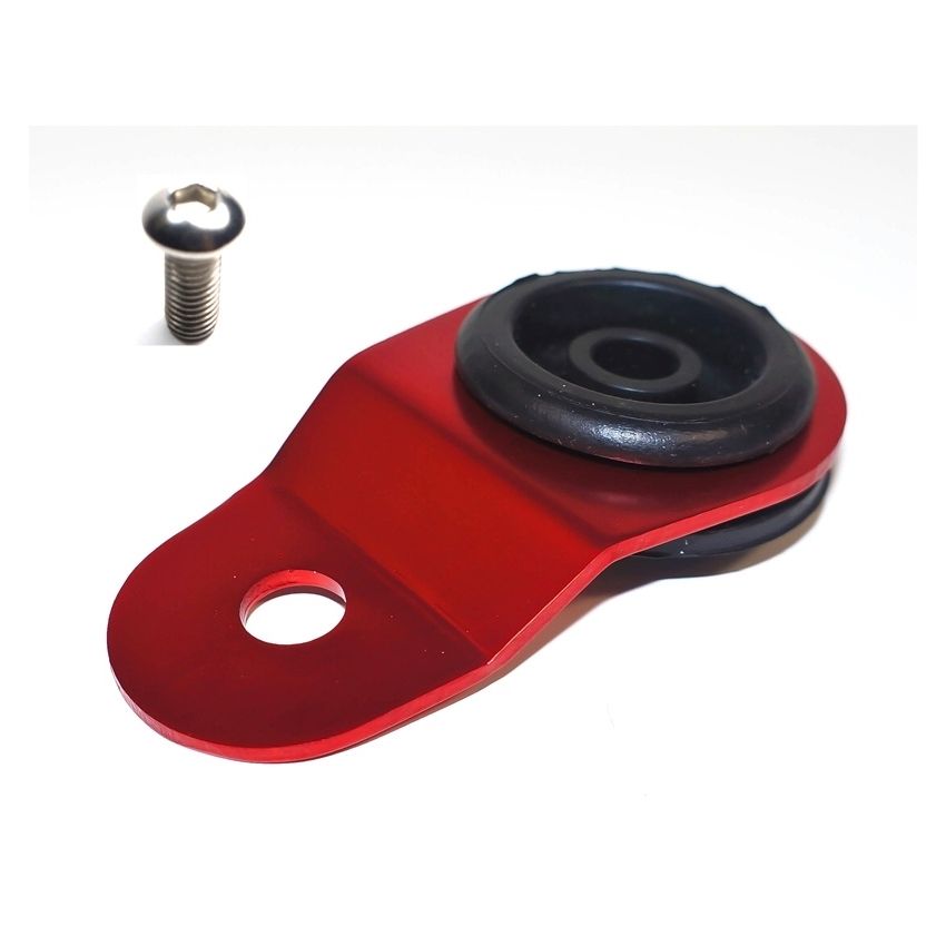 Torque Solution Radiator Mount w/ Insert (RED) : Mitsubishi Evolution 7/8/9