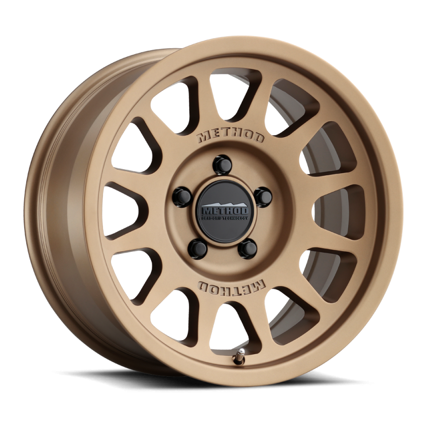 Method Wheels MR70377553950 Method MR703 17x7.5 +50mm Offset 5x130 78.1mm CB Method Bronze Wheel