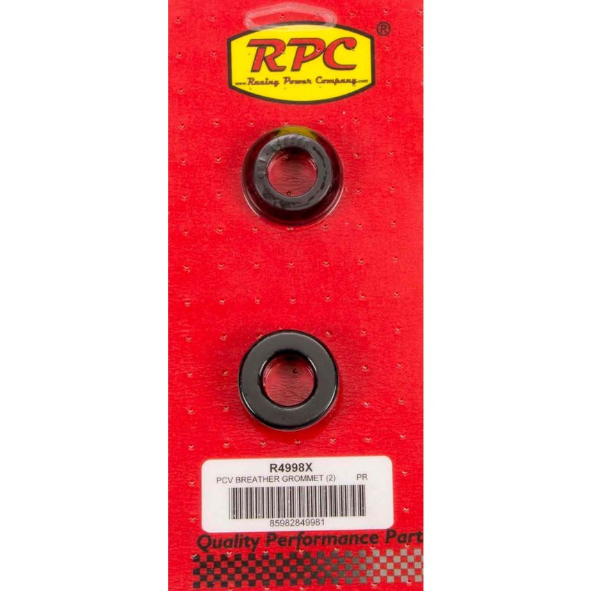 RACING POWER CO-PACKAGED RPCR4998X 1-1/4 OD X 3/4 ID Alum V/C PCV Grommets 2pk