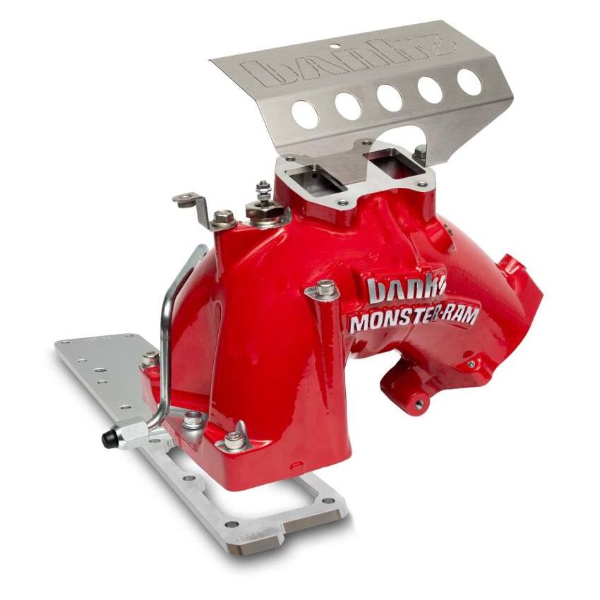Banks Power 42798-PC 13-18 Ram 6.7L Diesel Monster-Ram Intake System Gen-2 w/Fuel Line - Red w/Heater System
