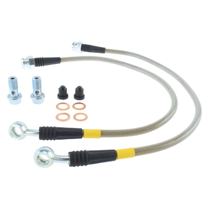 Stoptech 950.62500 97-04 Chevrolet Corvette Stainless Steel Rear Brake Line Kit