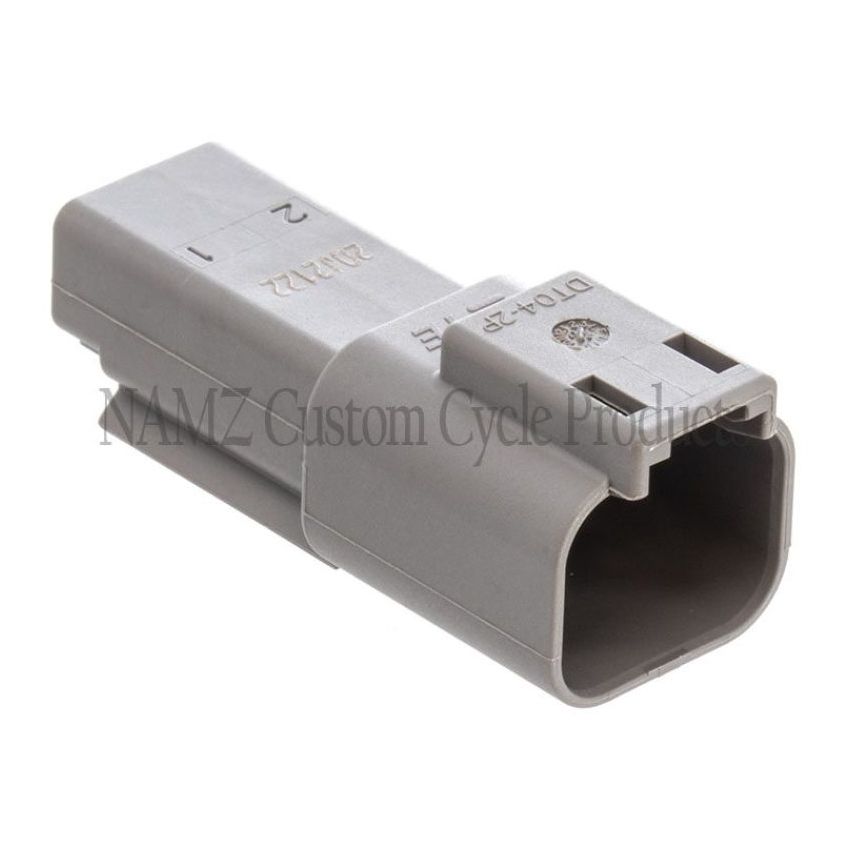 NAMZ DR-2G Deutsch DT Series 2-Wire Receptacle & Wedgelock - Gray (HD 72122-94GY)