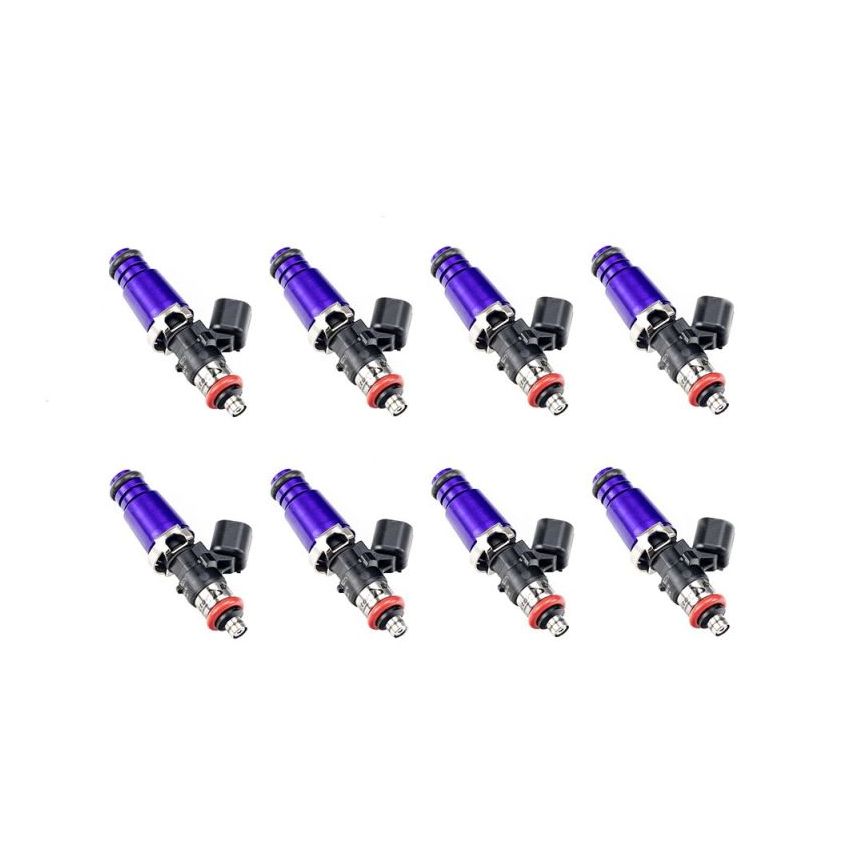 Injector Dynamics 1300.60.14.15.8 1340cc Injectors - 60mm Length - 14mm Purple Top - 15mm Lower O-Ring (Set of 8)