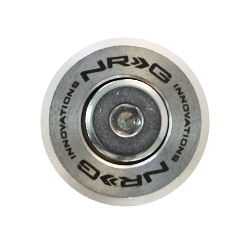 NRG M-Style Fender Washer Kit (TI Series) M6 Bolts For Plastic (Silver Wshr/Silver Scrw) - Set of 10