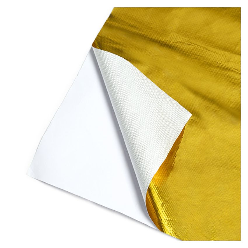 Mishimoto Gold Reflective Barrier w/ Adhesive Backing 24 inches x 24 inches