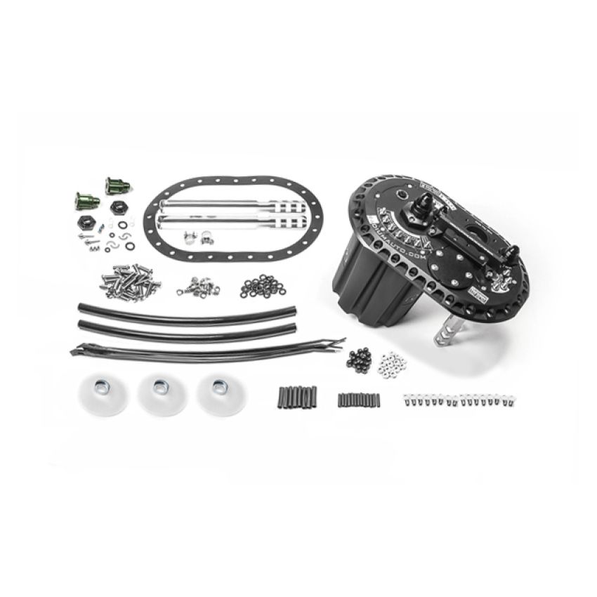 Radium Engineering 20-1993-00 FCST-X Brushless Ti Automotive E5LM Fuel Cell Surge Tank (Pumps NOT Included)