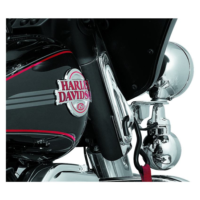 Kuryakyn 928 Custom Teardrop Tie-Down Brackets 83-13 Touring Chrome