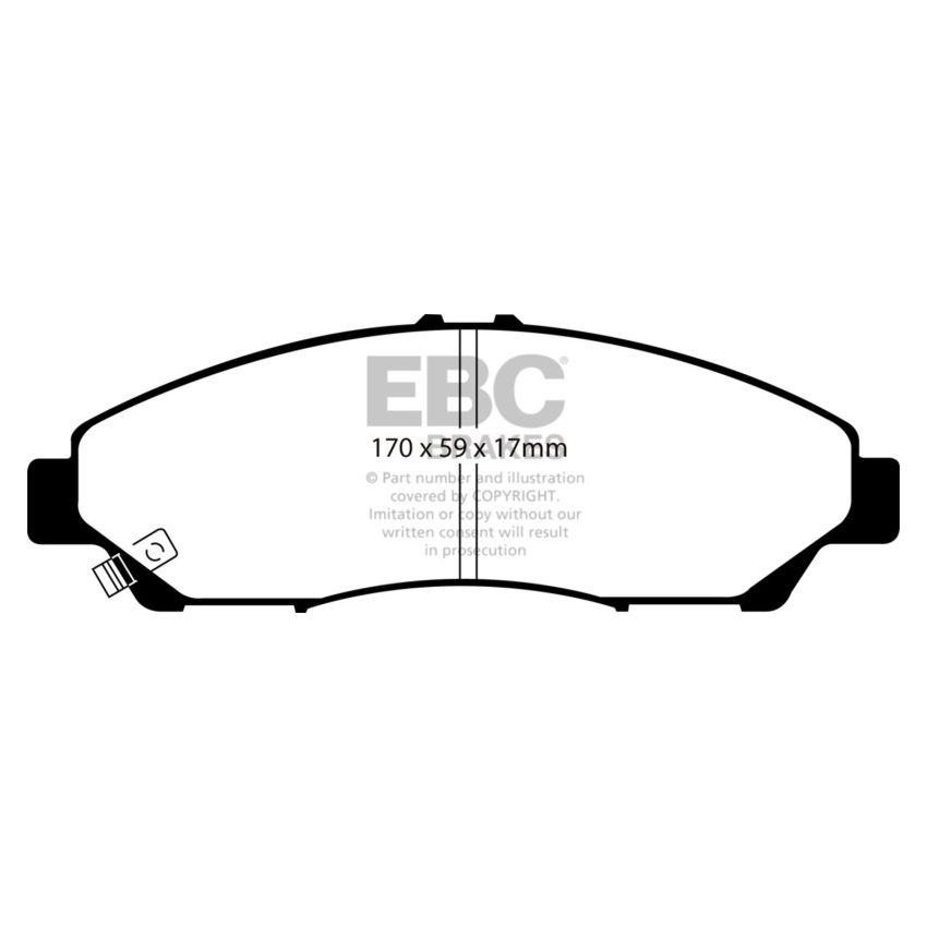 EBC UD1280 07-13 Acura MDX 3.7 Ultimax2 Front Brake Pads