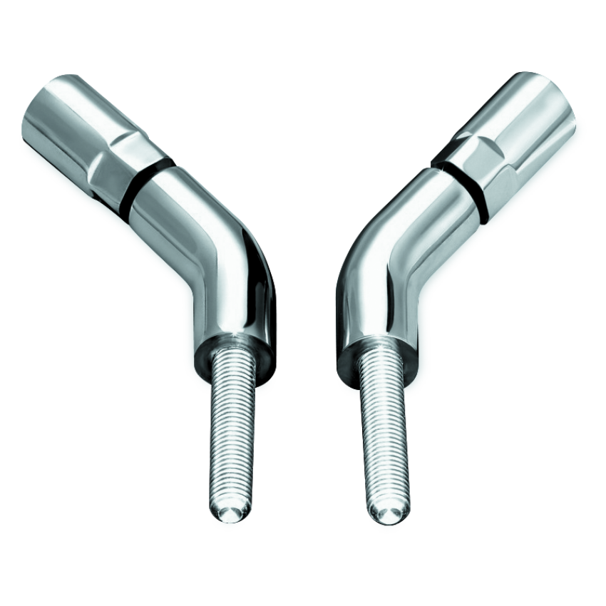 Kuryakyn 1444 Mirror Stem 3in Outward Extenders Chrome