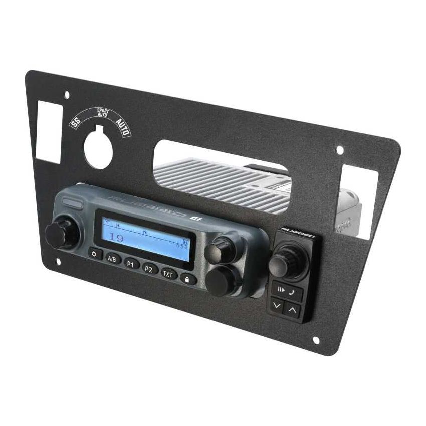 Rugged Radios IK-RM-YXZ 2024 Yamaha YXZ Mount for M1 / G1 / RM60 / GMR45 Mobile Radio and 696 Rocker Intercom