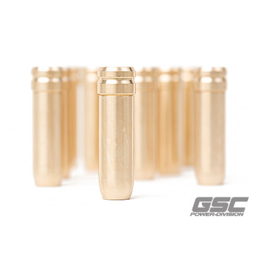 GSC Power Division 3142-12 GSC P-D Toyota 2JZ Manganese Bronze Intake Valve Guide Stopper Style - Set of 12