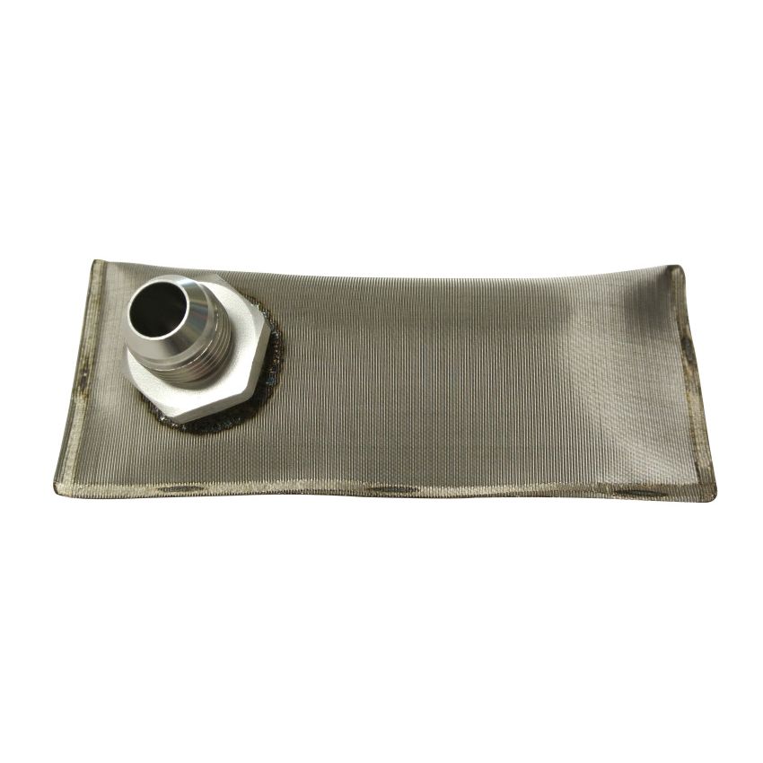 Fuelab In-Tank Fuel Sock Kit 100 Micron Stainless w/-10AN Adaptor Fitting for 4X4xx Series Pumps