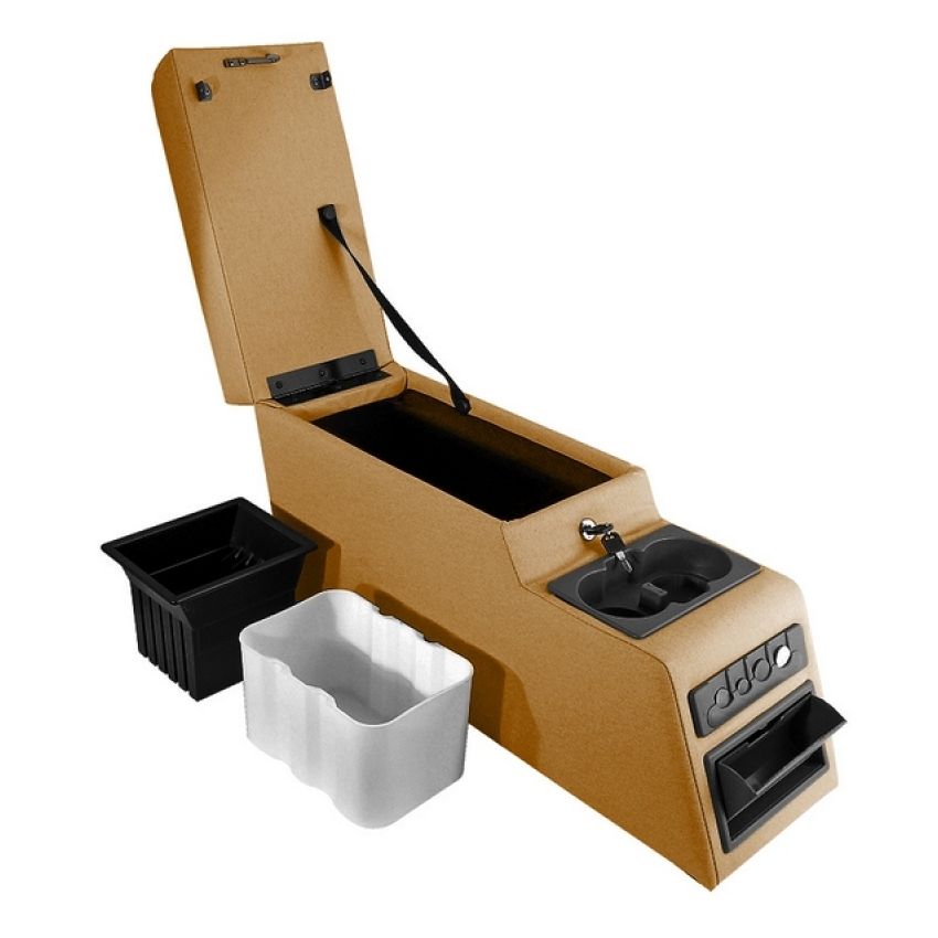 Rugged Ridge Ultimate Locking Console Spice 76-95 Jeep CJ / Jeep Wrangler