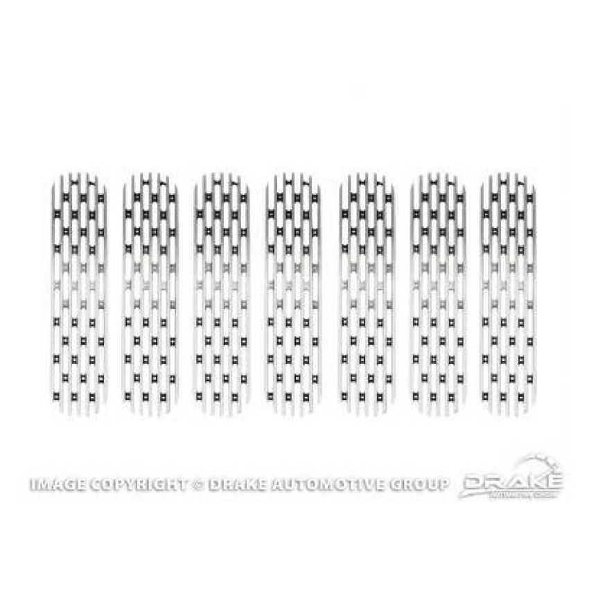 DV8 Offroad 2007-2018 Jeep JK Polished Grille Inserts