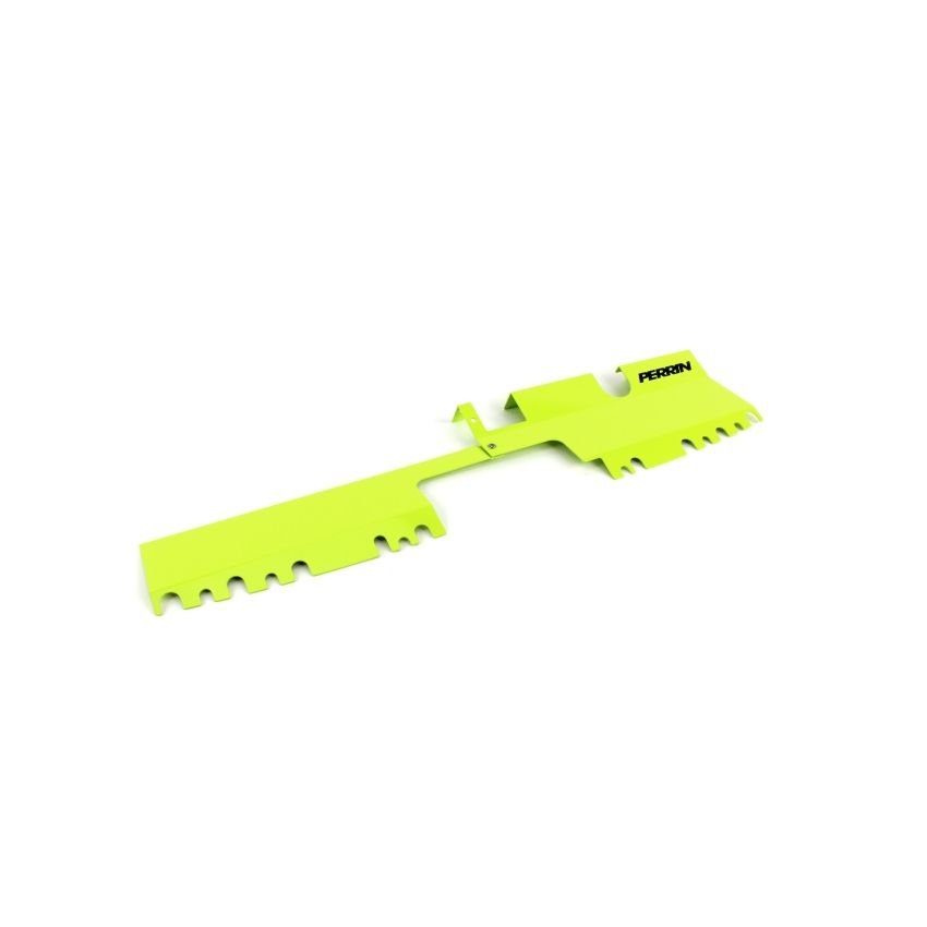 Perrin 15-21 WRX/STI Radiator Shroud (With OEM Intake Scoop) - Neon Yellow
