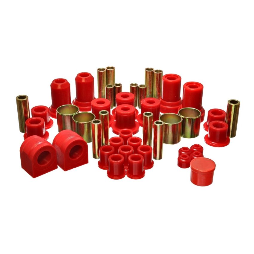 Energy Suspension 04-06 Ford F150 Pickup 2WD Red Hyper-flex Master Bushing Set