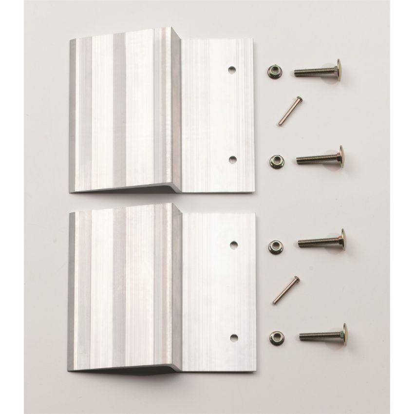 Lund Universal Ramp Kit For 2X8in To 2X10in Planks 9X7.5X2.25in - Silver