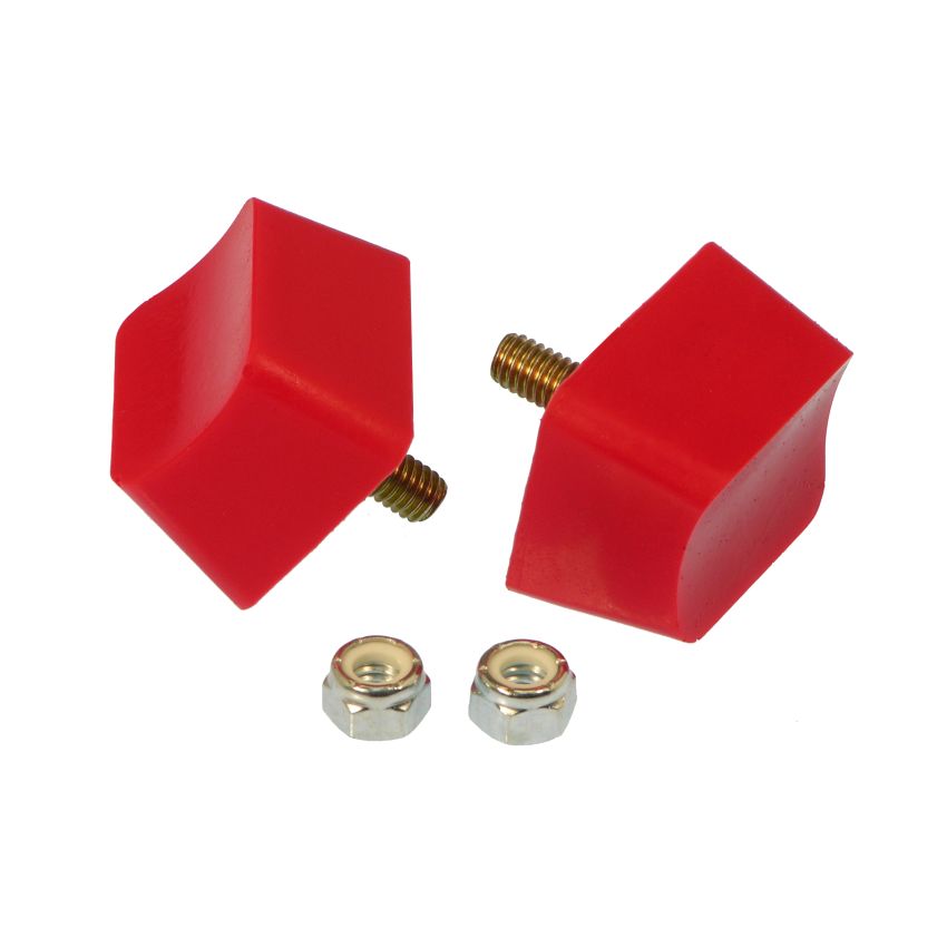 Prothane Universal Bump Stop 1X1 3/4X1 7/16 Crvd Top - Red