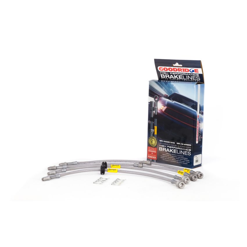 Goodridge 25048 04-13 Mazda 3/Mazdaspeed3 Stainless Steel Brake Line Kit