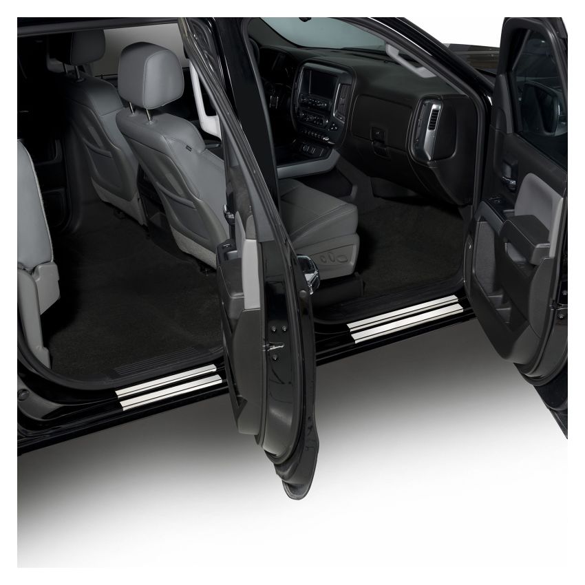 Putco 95183 2020 Chevy Silverado LD/HD / GMC Sierra LD/HD - Crew Cab (4pc) Stainless Steel Door Sills