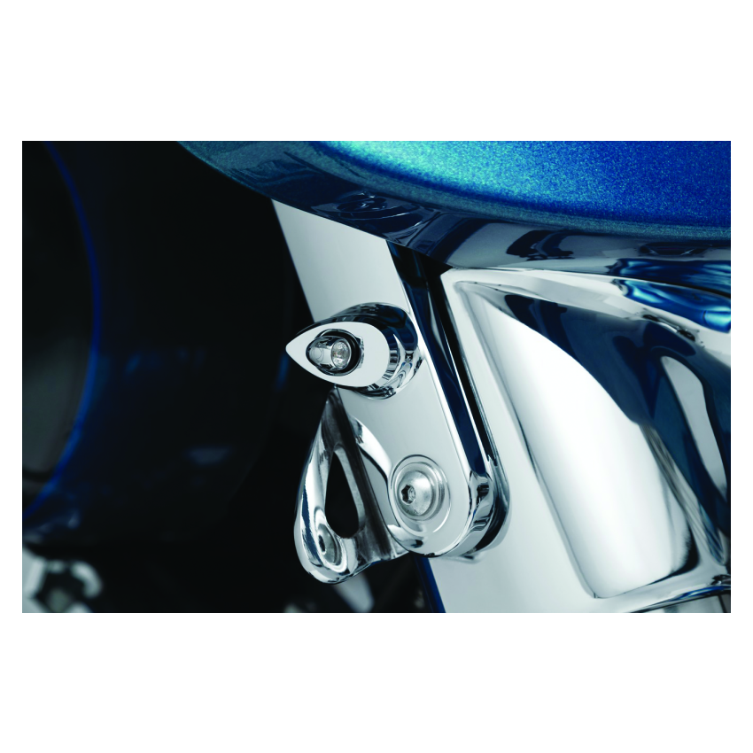 Kuryakyn 2844 Front Turn Signal Mounts Chrome