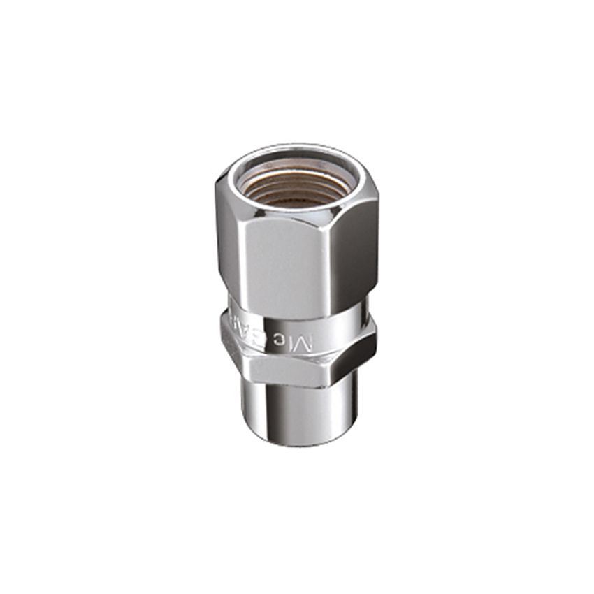 McGard Hex Lug Nut (Drag Racing Short Shank) 7/16-20 / 13/16 Hex / 1.6in. L (Box of 100) - Chrome