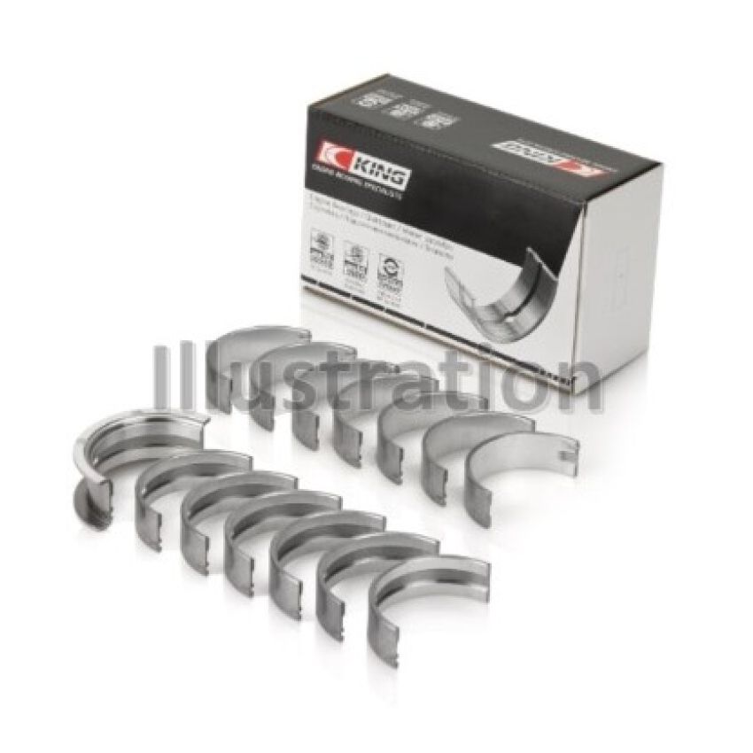 King Engine Bearings MB7781SM0.5 King BMW N57 D30 A/B/C / N57N / N57S (Size +0.5mm) Main Bearing Set