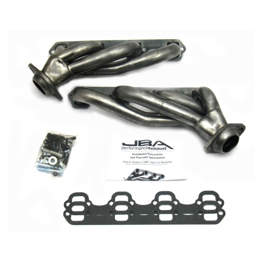 JBA 86-93 Ford Mustang 5.0L SBF 1-5/8in Primary Raw 409SS Cat4Ward Header