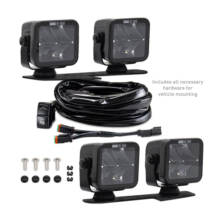 Borne Off-Road BNLT-BR-21-DT4S Light Pods