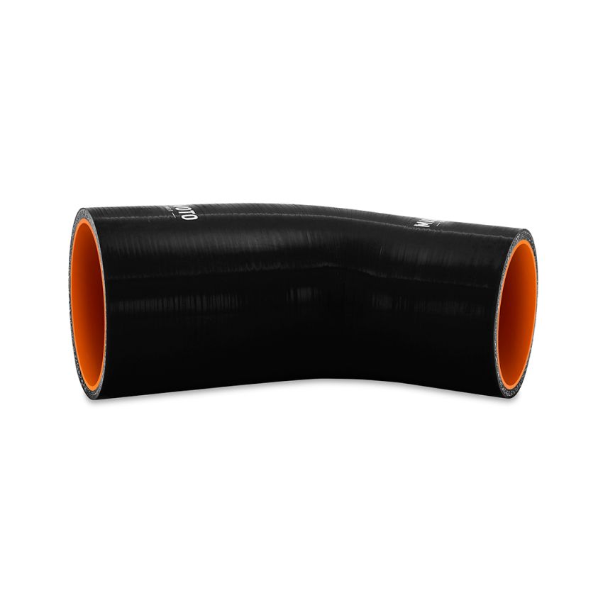 Mishimoto Silicone Reducer Coupler 45 Degree 2in to 2.5in - Black