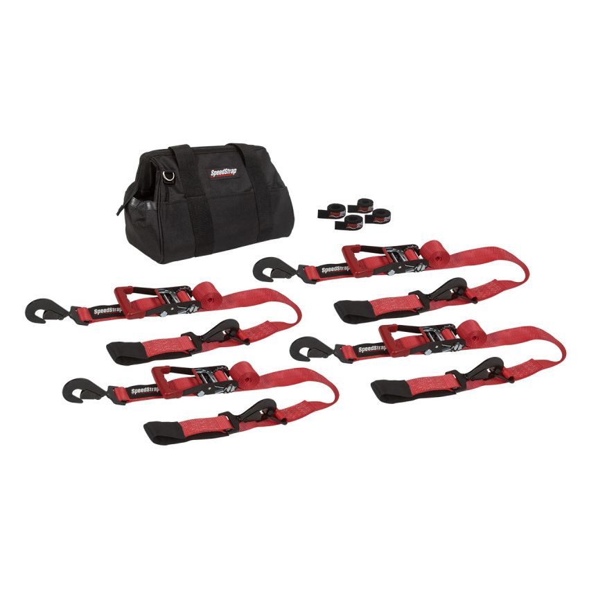 SpeedStrap 2In Off-Road Tie-Down Kit - Red