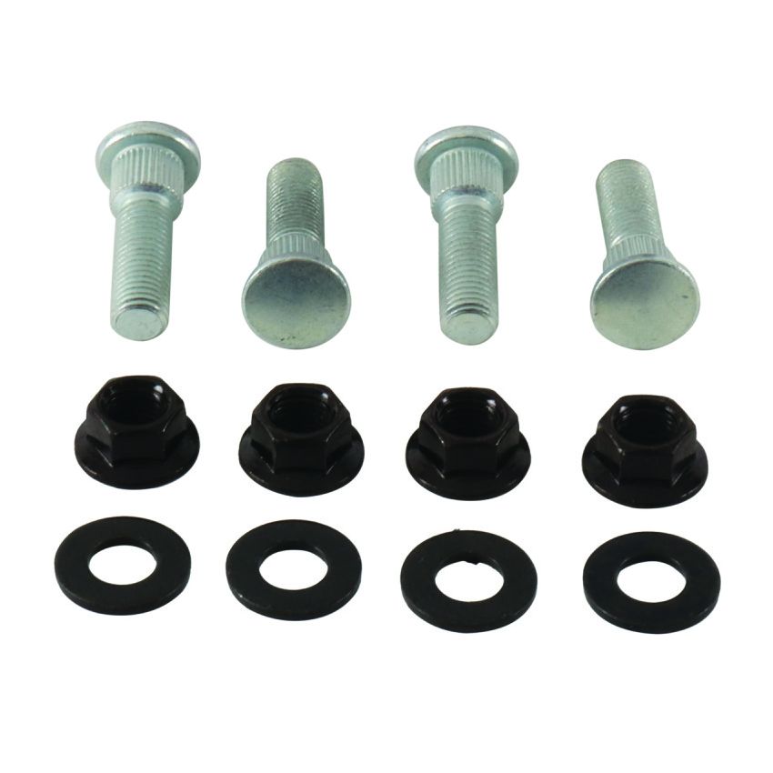 QuadBoss 608237 04-06 Yamaha YFM350R Raptor Front Wheel Stud & Nut Kit