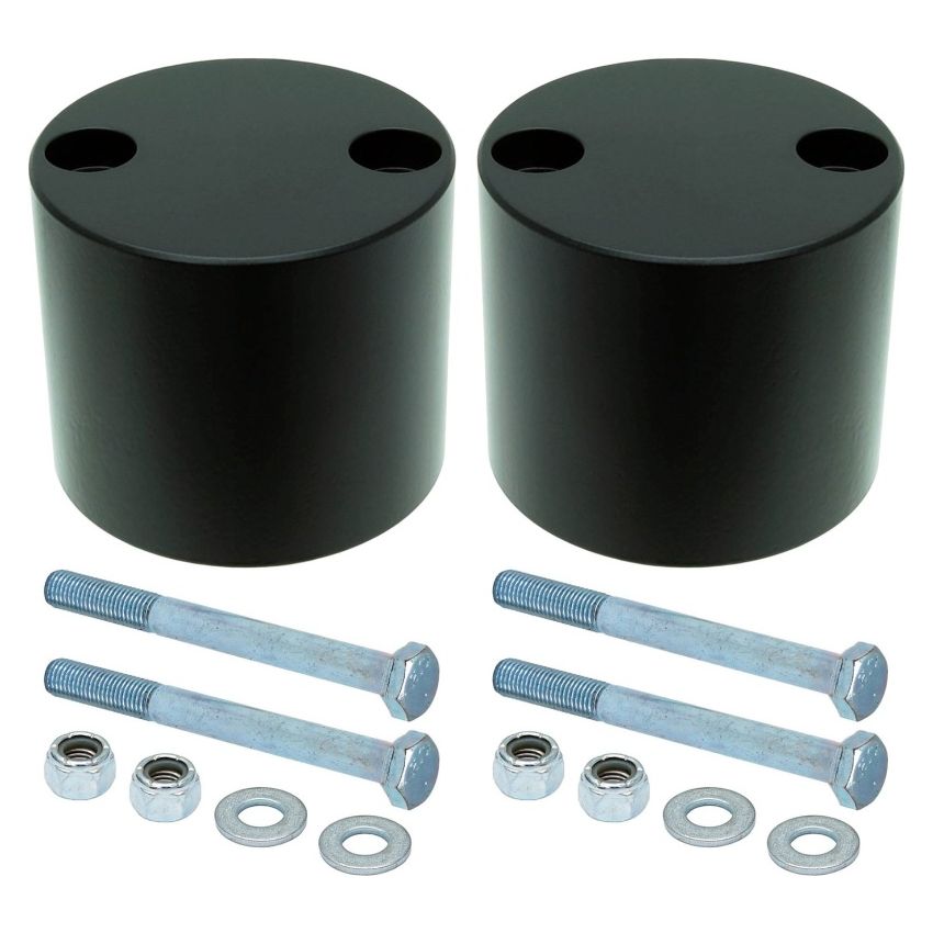 RockJock JK Bump Stop Kit Rear w/ Billet Aluminum Spacers Urethane RockJock Bump Stops Hardware