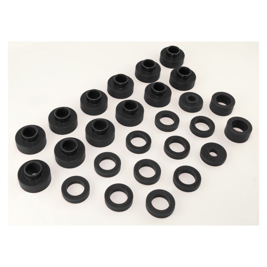 Rugged Ridge Body Mount Kit Black 81-86 Jeep CJ8