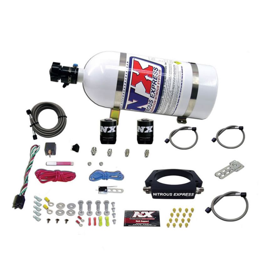 EFI Plate Nitrous Kit - GM LS 4-Bolt Plate 90mm