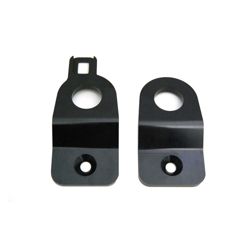 Torque Solution Black Radiator Stay Bracket: 02-07 Subaru Impreza (Inc WRX / STI)