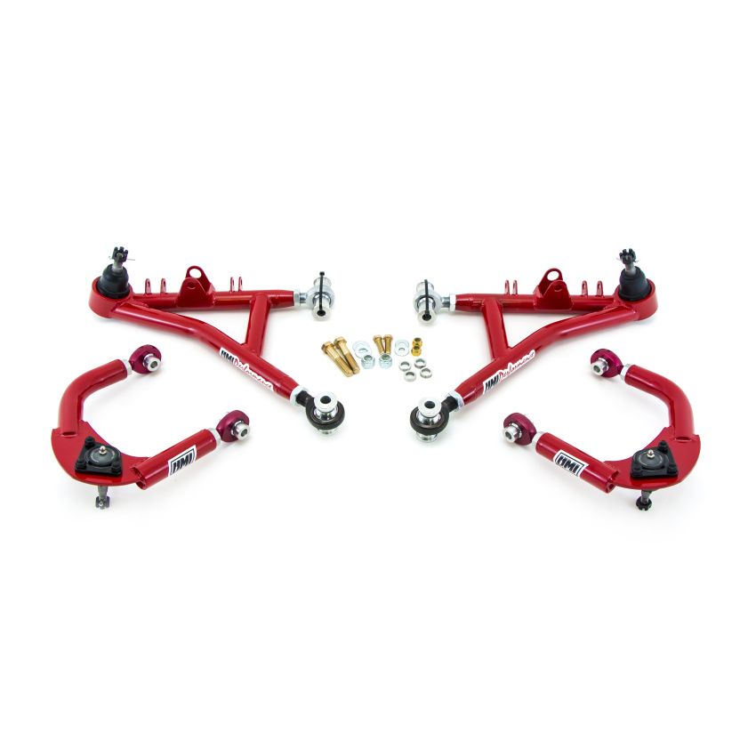 UMI Performance 231716-R 93-02 GM F-Body Front A-arm Kit Adjustable CrMo Drag Race
