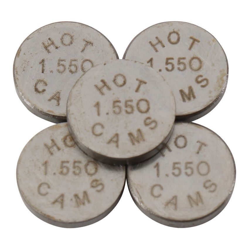 Hot Cams 5PK948155 04-08 400 DVX/02-16 CRF 450 R 1.550mm Shim Kit - 5 Pack