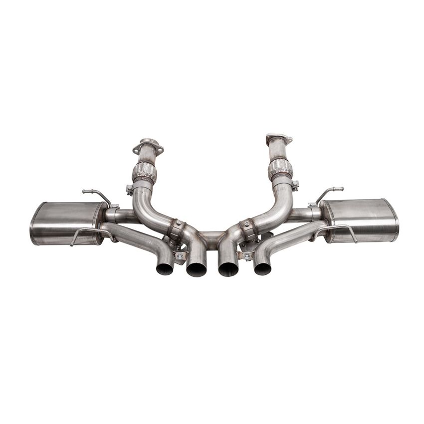 CORSA Performance 21111 Corsa 23-24 Chevrolet Corvette C8 Z06 3in Valved Cat-Back Exhaust Muffler System (ReUses Stock Tips)