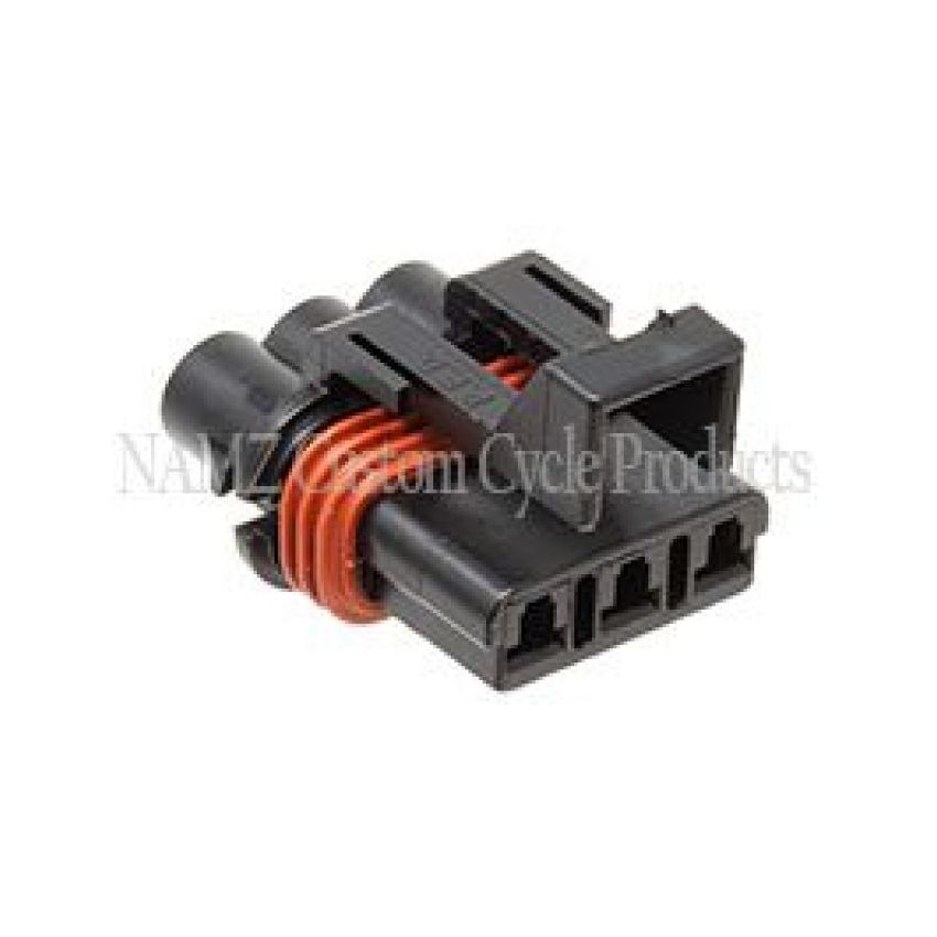 NAMZ NDP-38065 Delphi-Packard Weatherpack 3-Position Female Wire Connector w/Seals