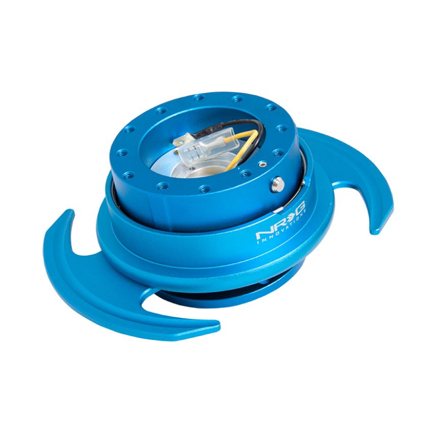 NRG Quick Release Kit Gen 3.0 - Blue Body / Blue Ring w/Handles