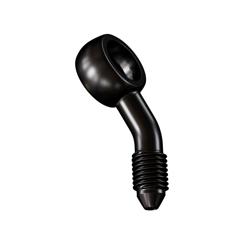 Goodridge PB593L-03CBK 20 Deg Banjo Adaptor compound left for 3/8 or M10 Bolt