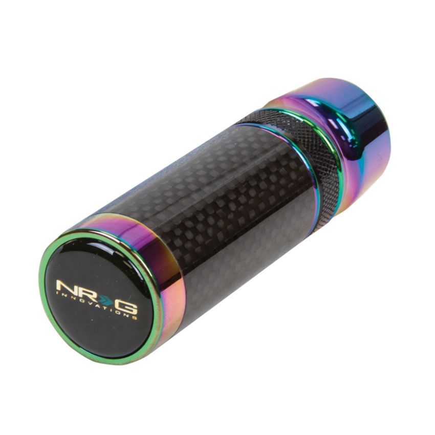 NRG Slimboy Adjustable Shift Knob (M10X1.25) Nissan / Mazda / Toyota - Carbon Fiber / Neochrome