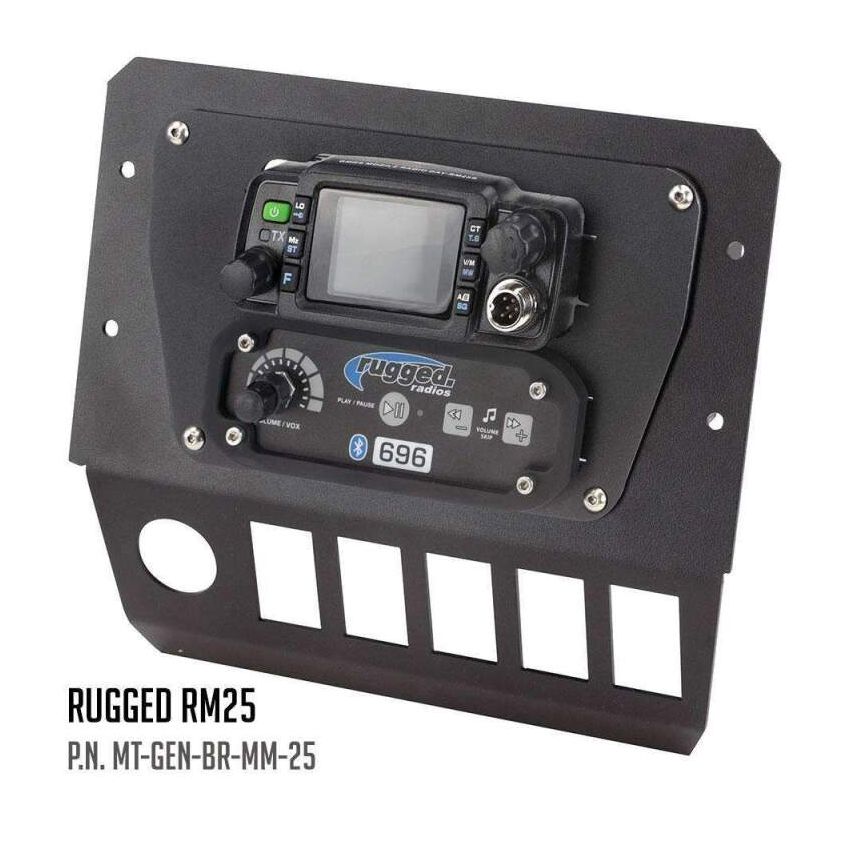 Rugged Radios MT-GEN-BR-MM-ICOM Polaris General Multi Mount Kit for Radio and Intercom Icom F5021