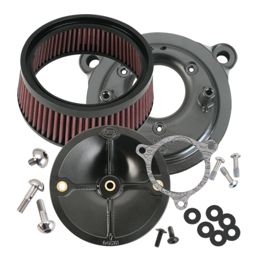 S&S Cycle 170-0061 08-16 Tri-Glide & CVO Models Stealth Air Cleaner Kit w/o Cover